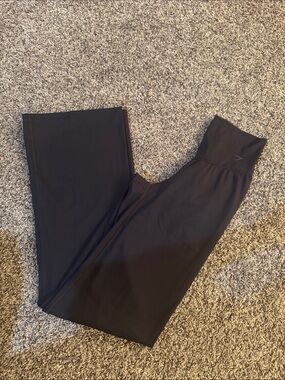 Black Gymshark Flared Leggings